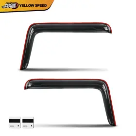 Yel869564 Yellowspeed Window Rain Guard Visors Vent Deflectors Fits 1984-2008 Kenworth C500 W900 T800