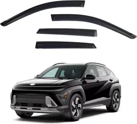 Ylscoo Nyt-068 New 4pc Window Visors Rain Guards 2024-2026 Hyundai Kona Out-channel Fast Ship