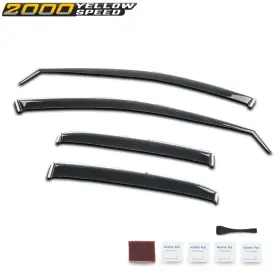 Ylwspeed2000 Ylw685526 Fit For 2018-2024 Toyota Camry Window Vent Visor Rain Guards Wind Deflectors