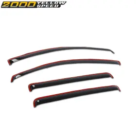 Ylw862635 Ylwspeed2000 In-channel Window Visors Rain Guards Fit For 2023-2025 Chevy Colorado Gmc Canyon