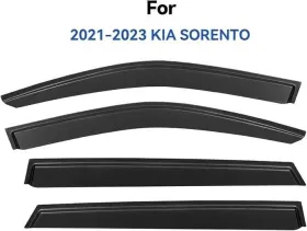 Kye-399 Yqautec Window Visors Rain Guards Shield For 2021 2022 2023 2024 2025 Kia Sorento