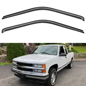 Yd-006 Yqautec Window Visors Rain Guards For 1988-1999 Chevy/gmc C/k 1500/2500/3500 Standard