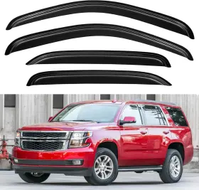 Yd-018-g Yqautec For 07-14 Chevy Tahoe Gmc Yukon Window Wind Visors Rain Guards Outer Channel
