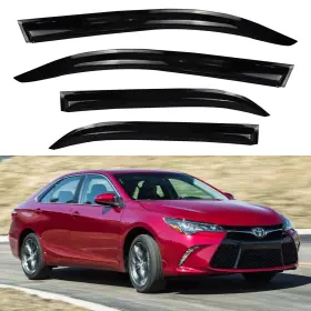 Yd-086 Yqautec Window Visors Rain Guards Shield For 2012-2014 Toyota Camry Wind Defl