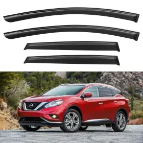 Yd-271-p Yqautec Window Visors Rain Guards Shield For 2015-2024 Nissan Murano Wind Def