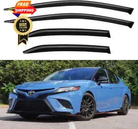 Yd-288-g Yqautec Window Visors Rain Guards For 2018-2024 Toyota Camry Smoked Yd-288-g Yqautec Window Visors Rain Guards For 2018-2024 Toyota Camry Smoked