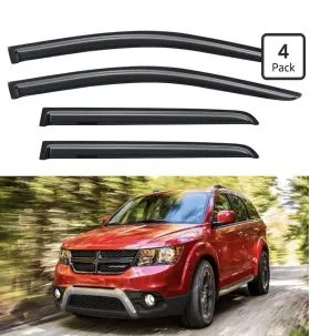 Yd-167 Yqaytec Window Visors Rain Guards Shield For 2009-2020 Dodge Journey