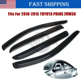 Zvw30 Zero Town 10-15 Window Visor Rain Guards For 2010-2015 Toyota Prius Out-channel 4pcs Set