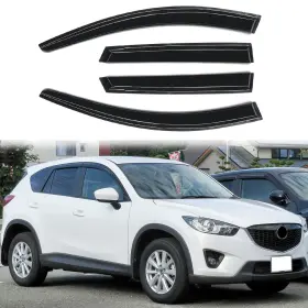 Hy003117 Ztt Out-channel Jdm Premium Style Window Visor Rain Guard For Mazda Cx-5 2013-2016
