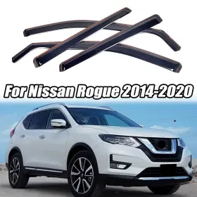 Hy009152 Ztt For Nissan Rogue 2014-2020 Rain Guards Window Visors Wind Deflectors In-channel