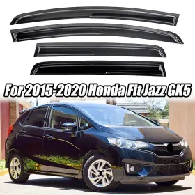 Hy010974 Ztt Out-channel For 2015-2020 Honda Fit Jazz Gk5 Mugen Style Window Visor Rain Guard