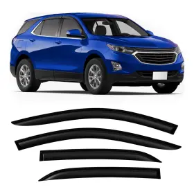 Yd058 Zzdsnj Tape-on Rain Guard 4-piece For 2018-2022 18-22 Chevy Traverse Black Yd058 Zzdsnj Tape-on Rain Guard 4-piece For 2018-2022 18-22 Chevy Traverse Black
