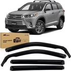 Nilight Channel Window Rain Guards For Toyota Highlander 2014-2019 Sun Visors New. Price: $55.99.