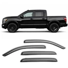 Black Horse Tape On Rain Guards Fits 16-24 Nissan Titanxd Crew Cab Smoke 141537 New. Price: $58.62.