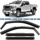 Rain Guards Vent Visors Shade For 20-26 Gmc Sierra 2500HD/3500HD Crew Cab New. Price: $73.49.