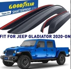 Goodyear Shatterproof Window Deflectors For Jeep Gladiator 2020-2025, Tape-on New. Price: $89.96.