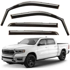 Sun Rain Visors Wind Guards For 2019-2026 Dodge Ram Crew Cab New. Price: $59.99.