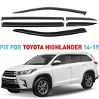 Rain Guards Vent Visors Shade For 2014-2019 Toyota Highlander New. Price: $62.99.