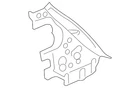 Genuine Mazda Quarter Panel Reinforcement D651-70-113A New. Price: $105.22.