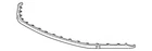 Genuine Gm Front Bumper Cover Air Deflector 42563390 New. Price: $78.50.