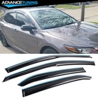 Fits 18-24 Toyota Camry Mugen Style Window Visors W/ Chrome Trim Rain Sun Guard New. Price: $28.98.