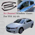 In-channel Vent Window Rain Visors Sun Snow Guards Fits Acura Tsx 2004-2008 New. Price: $48.99.