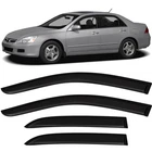 For 03-07 Honda Accord Sedan Sun/rain Guard Outside Mount Tape-on Window Visors New. Price: $25.17.