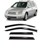 Tape-on Window Visors Rain Guards Fit Kia Sedona Ii 2006-2010 Deflectors New. Price: $139.00.
