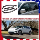 Fits Kia Niro 2017-2022 In-channel Window Rain Visors Sun Guards Vent Deflector New. Price: $47.99.