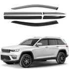 Smoke Tinted Window Deflectors For Jeep Grand Cherokee 20222026 Pcs New. Price: $74.66.