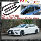 In-channel Window Vent Rain Visor Deflector Fits 2019-2025 Lexus ES350 300H New. Price: $44.99.