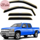 In-channel Window Rain Guards Fit For 2007-2013 Chevy Silverado/gmc Sierra Crew New. Price: $75.07.
