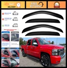 Rain Guards Window Visors For Chevy Silverado Gmc Sierra 1500 2500HD 3500HD Crew New. Price: $70.99.