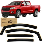 Nilight Channel Window For 2015-2022 Chevy Colorado Crew Cab, Black New. Price: $83.06.