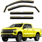 In-channel Window Rain Guards Fit For Chevy Silverado 1500/GMC Sierra 20... New. Price: $73.22.