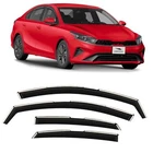 In-channel Extra Durable Rain Guards Kia Forte 2019-2024, 19-24 New. Price: $85.81.