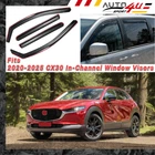 Fits 2020-2025 Mazda CX-30 In-channel Vent Window Visor Sun Rain Guard Deflector New. Price: $45.98.