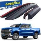 Sun Rain Visors Wind Guards For 2019-2026 Chevrolet (chevy) Silverado Crew Cab New. Price: $98.00.