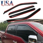 In-channel Window Vent Visors Rain Guards 2017-2022 Ford F250 F350 Crew New. Price: $33.99.