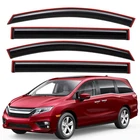 In-channel Smoke Window Visor Rain Guard Vent Shade For 2018-2025 Honda Odyssey New. Price: $42.99.