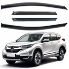 Shatterproof Out-channel Window Deflectors Honda Cr-v 2017-2022 Rain Guards Vent New. Price: $106.30.