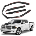 For 2009-2018 Dodge Ram 1500 2500 3500 Crew Cab Window Vent Visors Rain Guards- New. Price: $36.99.