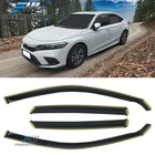 Fits 22-26 Honda Civic Sedan In-channel Window Visors Rain Shade 4PCS New. Price: $41.99.