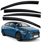 For 2017-2020 Hyundai Elantra Tape-on Mount Style Rain Guard Window Vent Visor New. Price: $42.93.