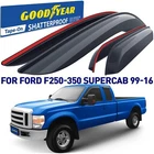 Rain Guards Vent Visors Shade 1999-2016 Ford F-250 Supercab New. Price: $104.99.