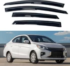 Window Visor Compatible With Mitsubishi Mirage Hatchback 2014-2020, 4PC Rain New. Price: $74.99.