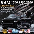 For 2019-2024 Ram 1500 2500 Crew Cab In-channel Vent Window Visors Rain Guard New. Price: $49.89.