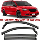 Side Window Deflectors Rain Guards For 2008-2016 Chrysler Town And Country New. Price: $59.39.