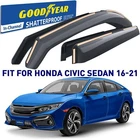 Side Window Deflectors Rain Guards For 2016-2021 Honda Civic Sedan New. Price: $98.99.