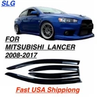 Window Vent Visors For 08-17 Mitsubishi Lancer Rain Guard Shade & Deflecto New. Price: $299.99.